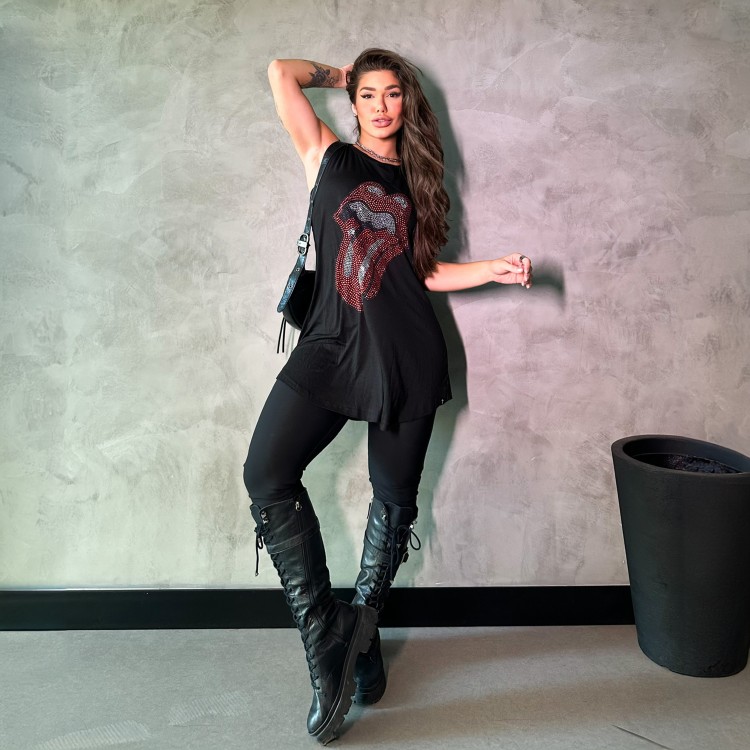 T-dress RGT Stones Cravejado