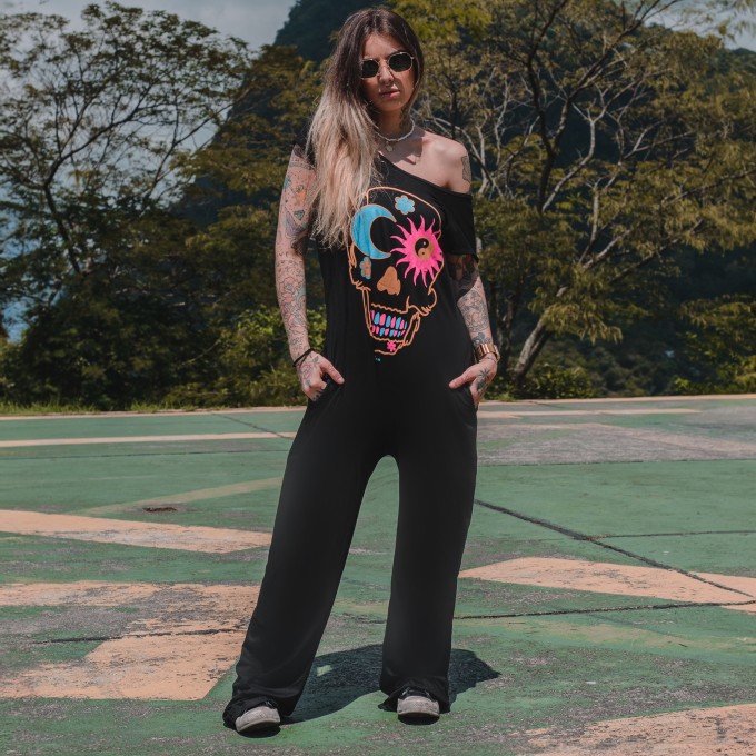 Macacão Caveira Vibes