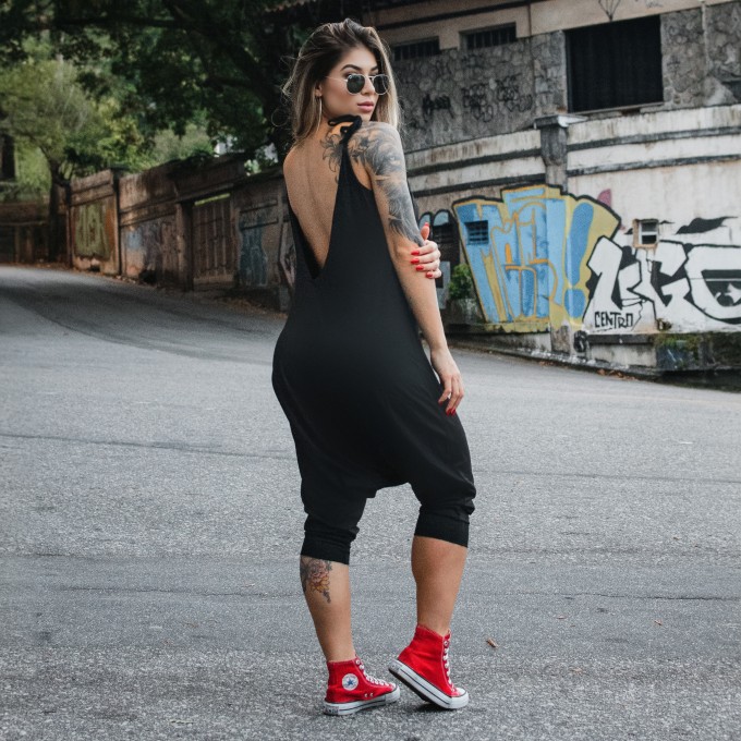 Macacão Saruel Caveira Vibes