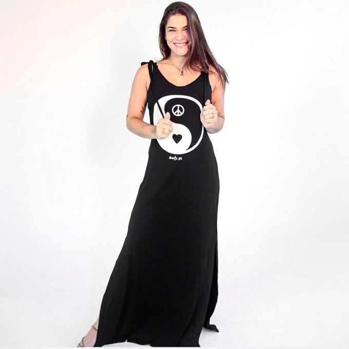 Vestido Longo RGT Ying Yang