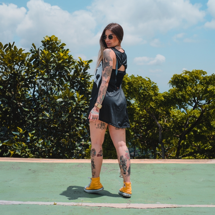 T-Dress RGT Caveira Old School