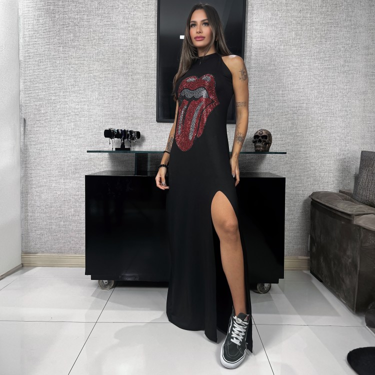 Vestido Sacerdote Stones Cravejado