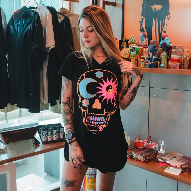 T-Dress Gola V Caveira Vibes