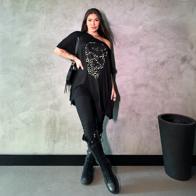 Kaftan Caveira Onça da ST Fé