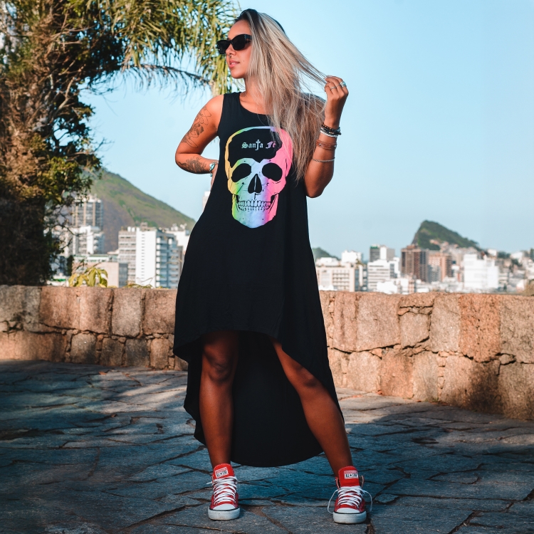 Vestido Mullet RGT Caveira Colors