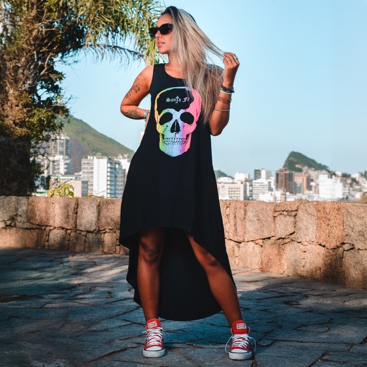 Vestido Mullet RGT Caveira Colors