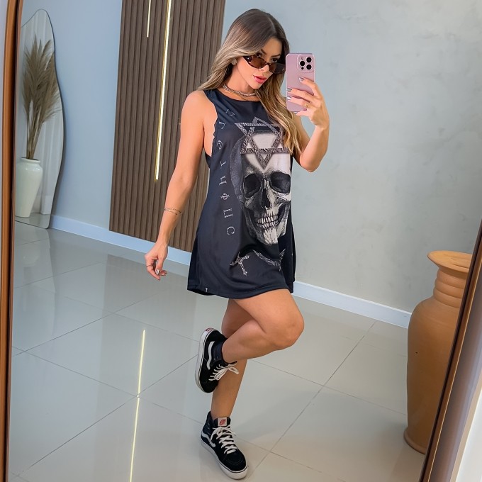 T-dress RGT Caveira Estrela